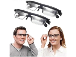 Óculos com Foco Ajustável Dial Vision para Visão Próxima e Distante, Óculos de Leitura com Zoom Hd para Homens, Mulheres e Idosos
