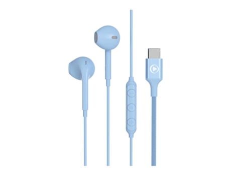 Auscultadores USB-C com design reforçado Azul FORCE PLAY