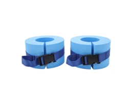 2pcs de braçadeiras de espuma EVA para natação aeróbica, com fivela de liberação rápida, para treinamento de fitness