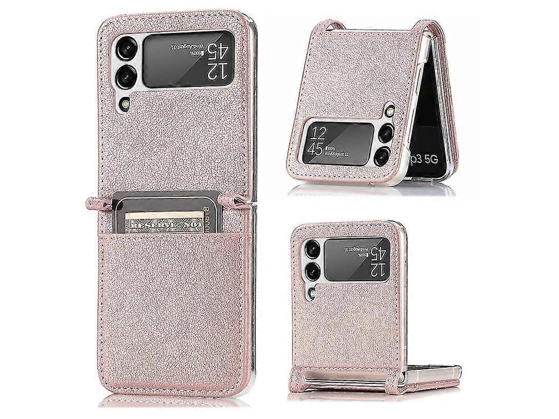 Adequado Para Samsung Galaxy Z Flip 3 5g Pc Phone Case/multicolor Matte Phone Case (cartão Plugável)