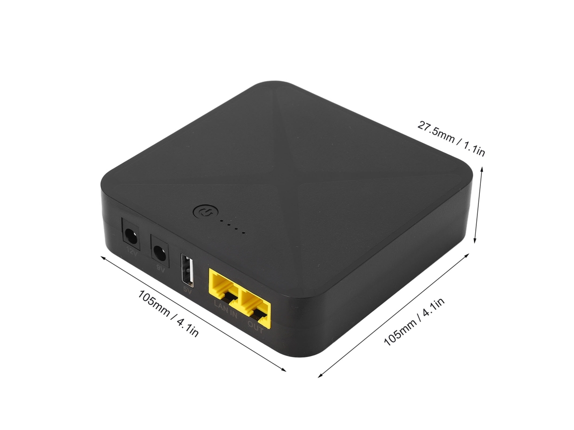 Laxiscreed Ups Ininterrupta Para Routers E Câmeras Com Portas Poe 24v, Energia Confiável