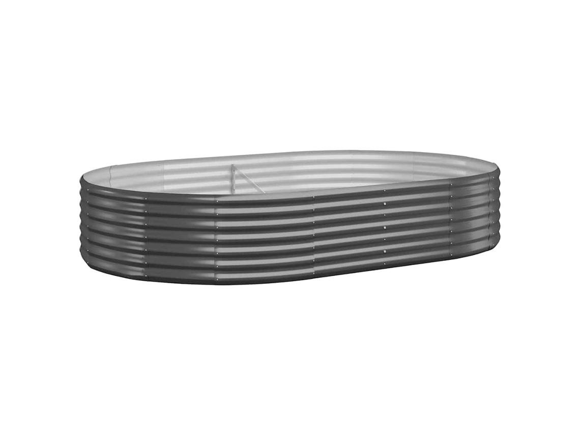 Garden Raised Bed, Garden Raised Beds Vidaxl Antracite Aço (214 X 140 X 36 Cm)
