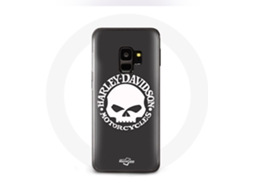 Capa para Samsung Galaxy S9 plus Crânio Harley Davidson Motors