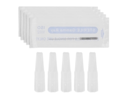 5pcs Agulha De Tatuagem De Sobrancelha Portátil Microblading U9 Acessório Com Capa Pequena