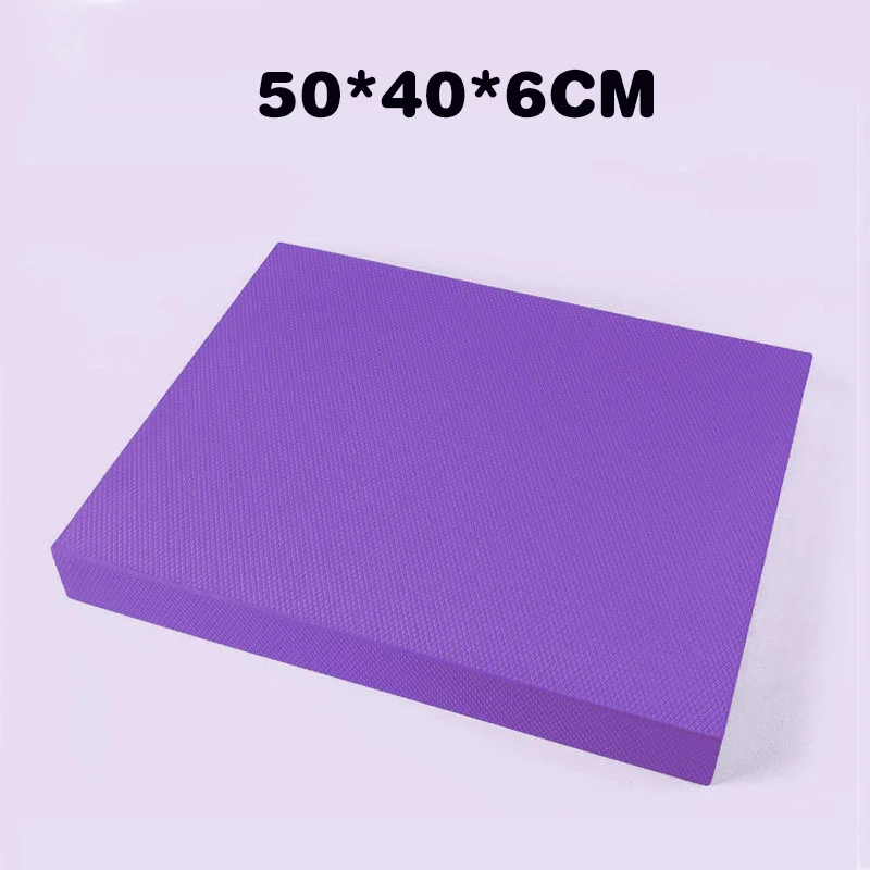 Tapete De Equilíbrio (roxo, 6 Cm), Tapete De Espuma Antiderrapante, Almofada Para Tornozelo E Joelho.