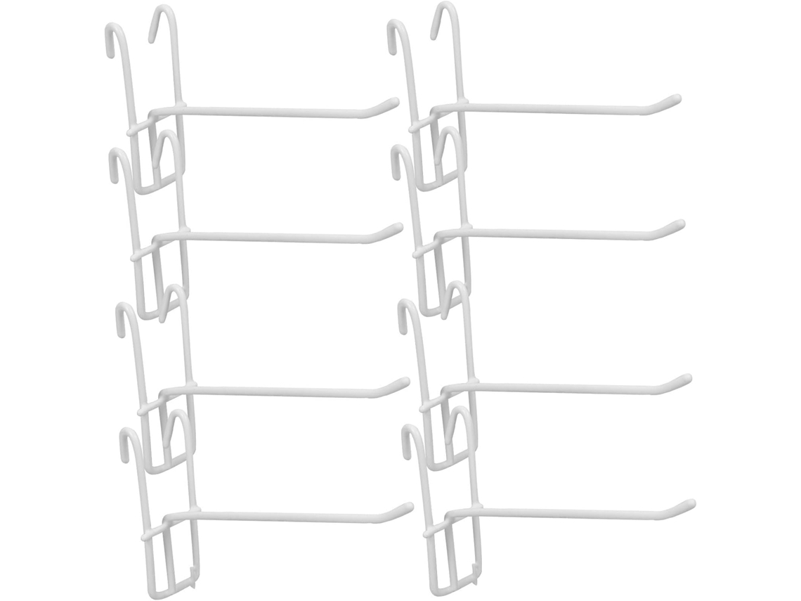 Evite Que Objetos Caiam - Chapa De Metal - 10 Ganchos Metálicos - Estilo De Designer