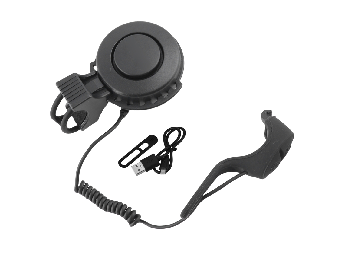 BUZINA de Bicicleta Recarregável Usb com Alarme Impermeável para Ciclismo | S/MARCA