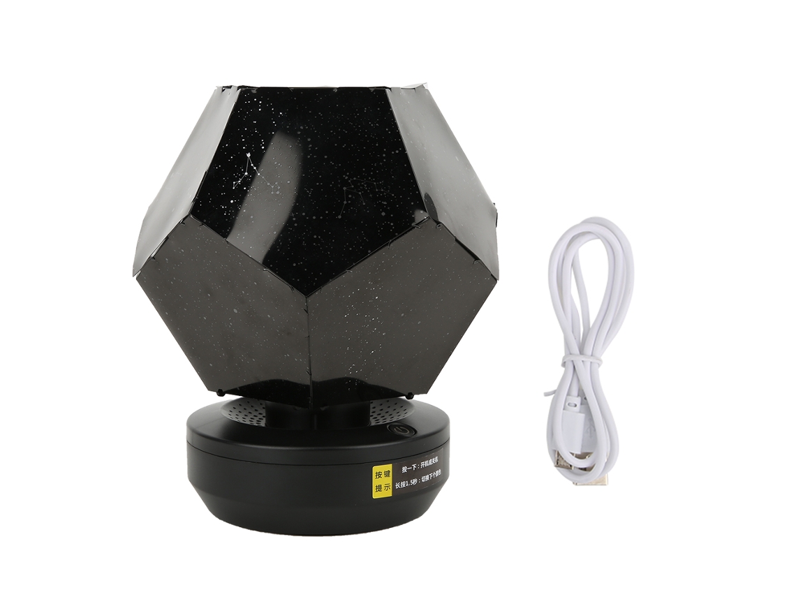 Lâmpada Projetora Céu Estrelado 3 Cores Usb Presente