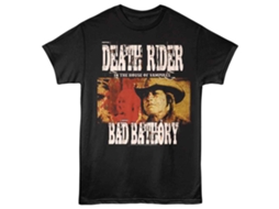 Rockinstone Death Rider Bad Bathory Black T-shirt Size:m
