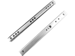 Corrediças Para Gavetas, 1par, Micro Corrediças Com Guia De Esferas, Duas Seções, Trilho Dobrável De Aço 17mm Largura