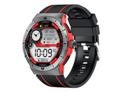 Smartwatch com chamadas Bluetooth, 1,43 polegadas, tecido Amoled e vários modos esportivos, vermelho Bestvite