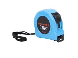Fita Métrica YURU em Aço Inoxidável, 7,5m, 25mm, Caixa com trava, Ferramenta de Carpintaria