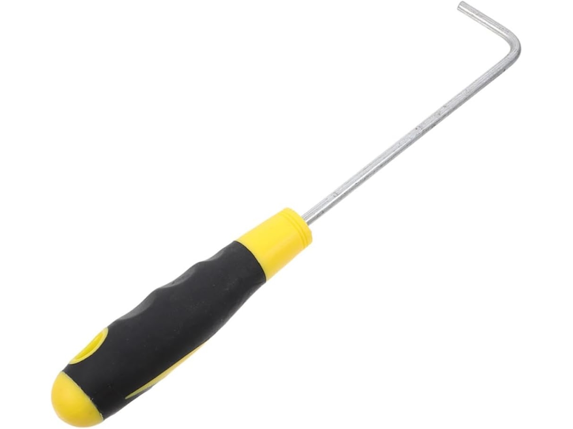 Gancho Healifty Em Aço Inoxidável Para Portas De Correr, Janelas E Tampas De Bueiro, Com Cabo De Borracha, Ferramenta