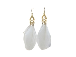 2026 aretes Colgantes de Plumas Elegantes para Mujer Farfi, Ideal para Bodas, Fiestas Y Regalos