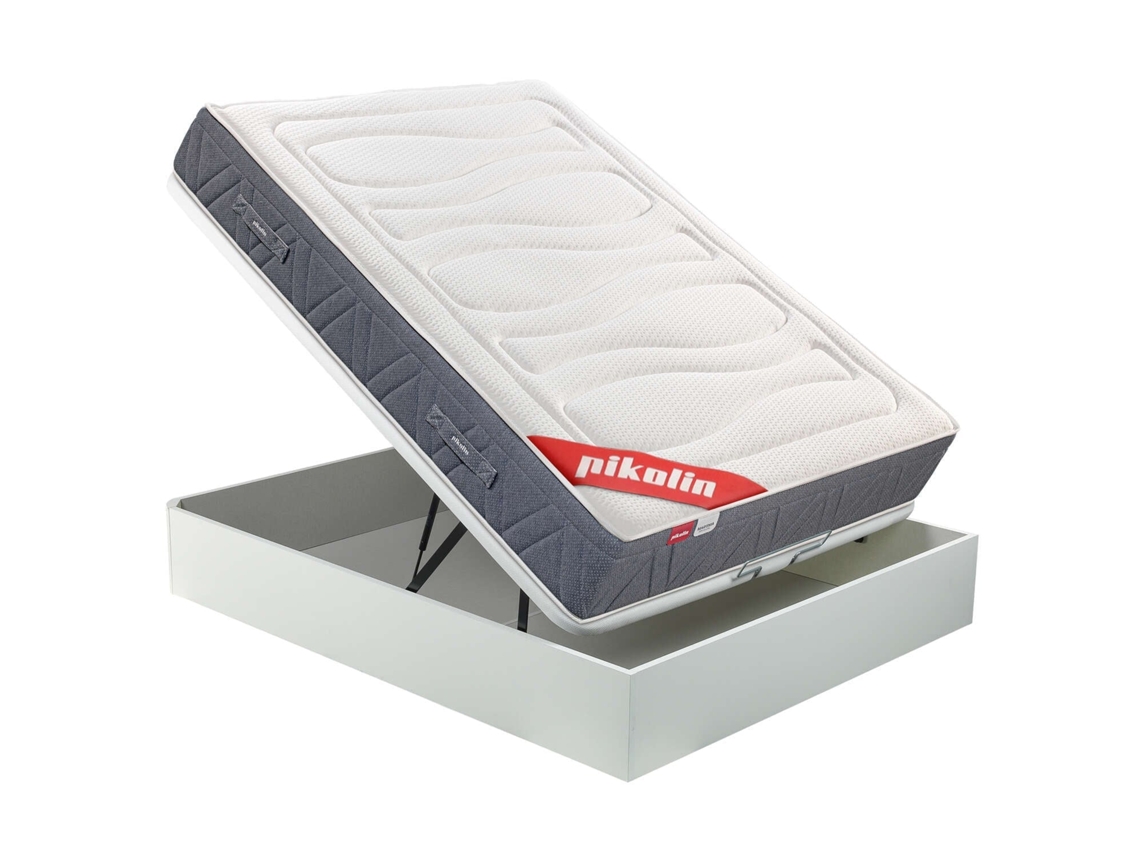 Pack de Sommier Branco + Colchão de Molas Ensacadas Galeón PIKOLIN (90x190) com Marisma