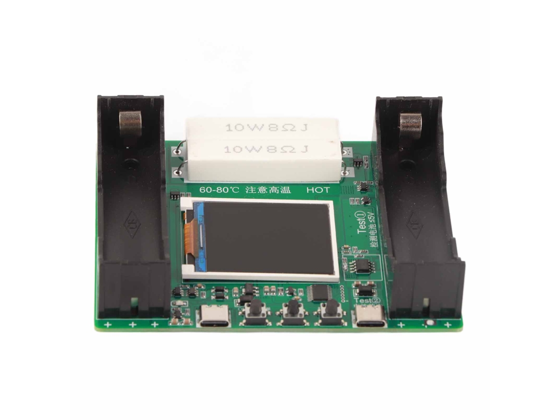 Tester de Resistência Interna e Capacidade de Bateria Lcd 1.77 Polegadas para Bateria 18650 de Lítio | S/MARCA