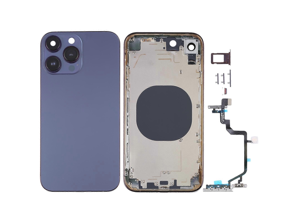 Capa Traseira Com Aparência Semelhante À Do Iphone 14 Pro Para Iphone Xr (roxa)