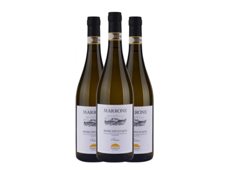 Vinho branco MARRONE Solaris Moscato d'Asti (0.75 L - 3 Unidades)