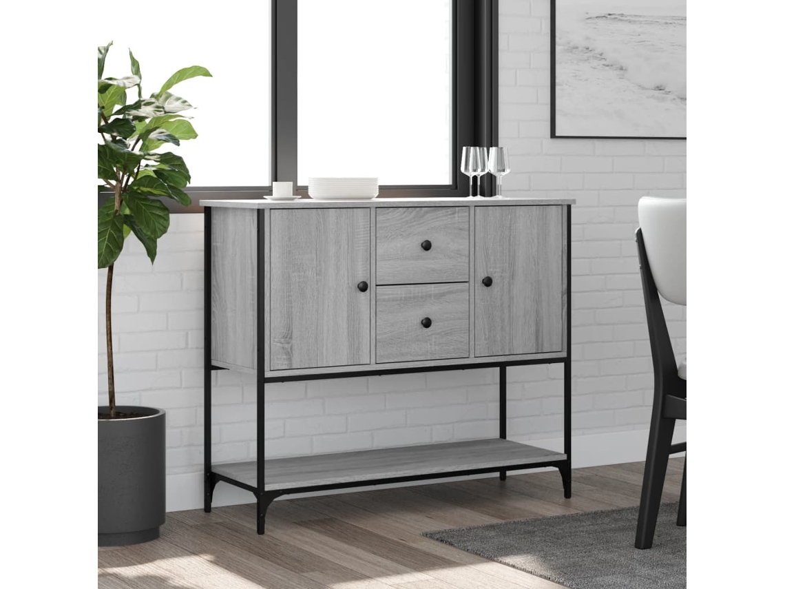 Aparador 100x36x85 cm Derivados de Madera Sonoma Gris