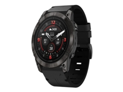 Bracelete para Garmin Epix Pro XIAOMOYU em Couro com Fivela de Aço (22mm) Preto