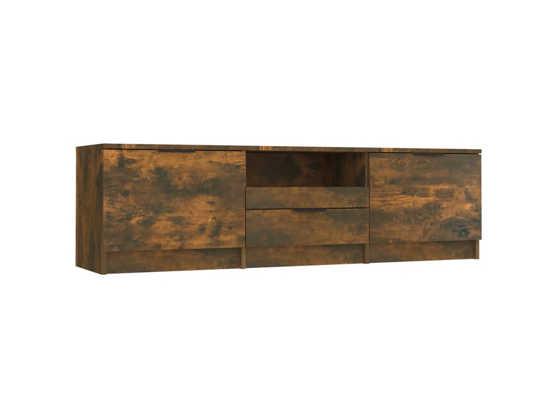 Tv Cabinet, Tv Cabinets Vidaxl Marrom Madeira Processada (n/a)
