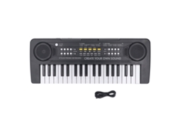 Mali teclado Piano Eletrônico 37 Teclas Brinquedo Musical Educativo para Crianças com 3 Anos Ou Mais