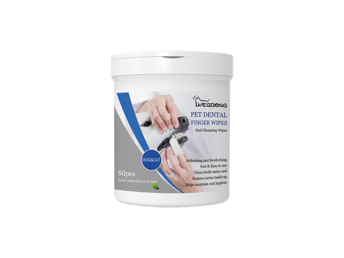 Toalhas de Dedo para Limpeza Dental Pet