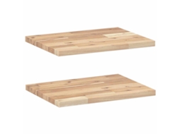 Floating Shelf, Floating Shelves Vidaxl Marrom Madeira De Acácia (40 X 30 X 2 Cm)