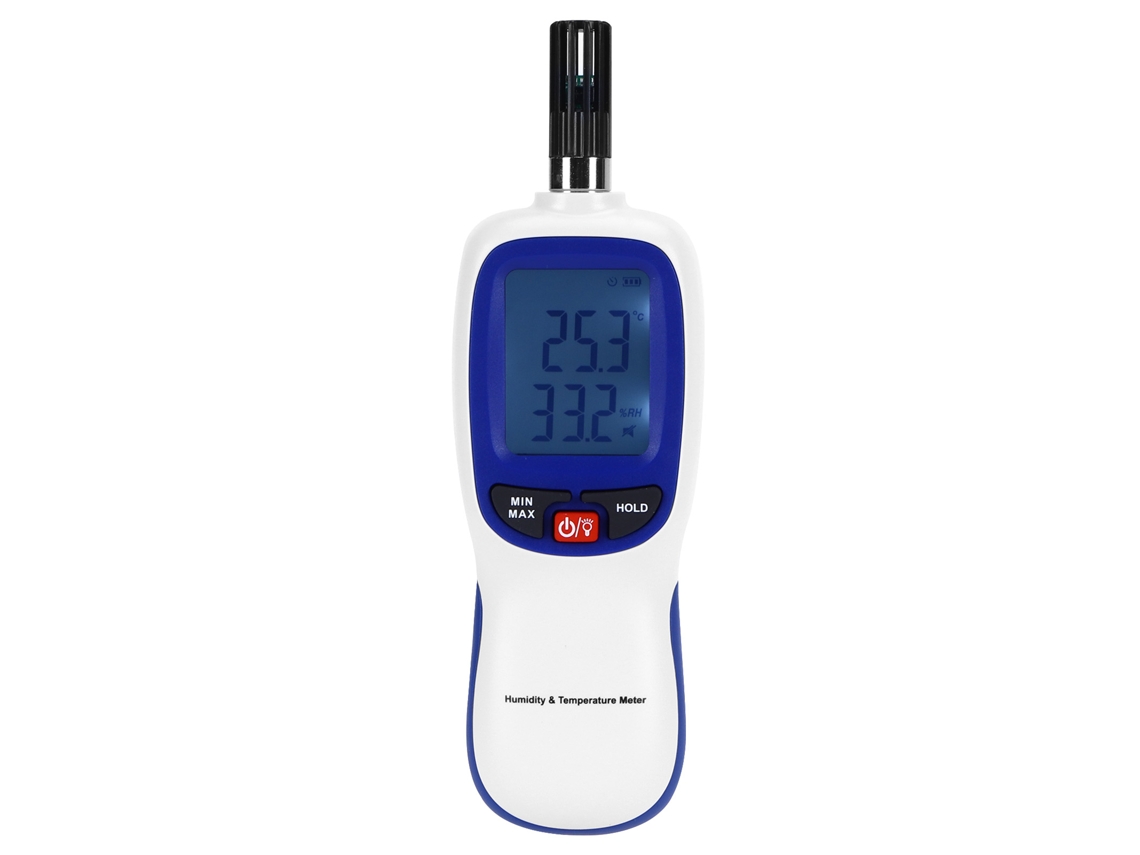 Wt83 Termômetro Higrômetro Digital de Alta Precisão Medidor de Temperatura e Umidade Indoor com Lcd Retroiluminado