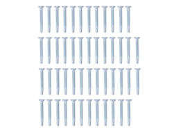 Parafusos auto furos cabeça plana 4.8x38mm aço carbono galvanizado YURU