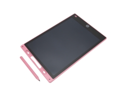 Tablet Lcd 12 Polegadas Para Crianças Rosa