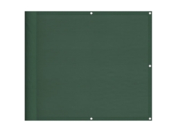 Tela de varanda VIDAXL 100% poliéster oxford verde-escuro