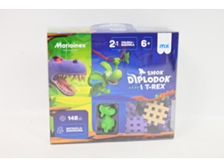 Mini Bolachas Diplodocus E T Rex 148el 06217