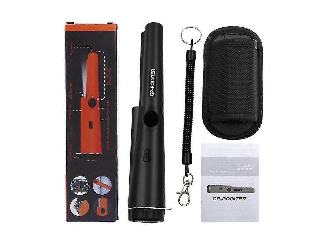 Detector De Metais Portátil Profissional Ip66 À Prova D'água Com Alerta Sonoro E Vibratório E Lanterna Led Para Inspeção De Segurança.