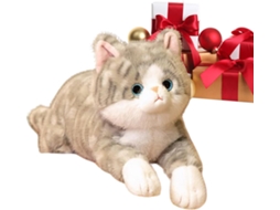 Gato De Pelúcia 50cm Deitado - Almofada Corpo