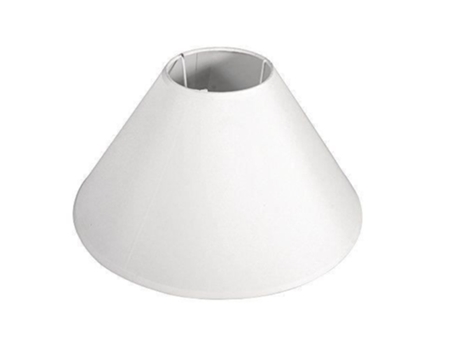Abajur Cônico Rayher Hobby 2303102 30cm Tecido Branco