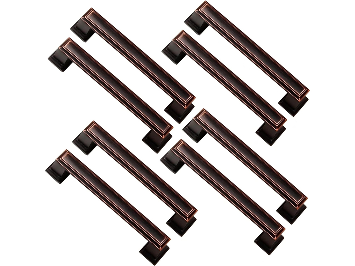 Conjunto De 8 Puxadores Porta Armário, Guarda Roupa E Closet, Resistentes E Robustos, Ideais Para Móveis E Cozinhas