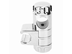 Suporte De Chuveiro Banheiro Abs Ajustável Com Clamp 25mm