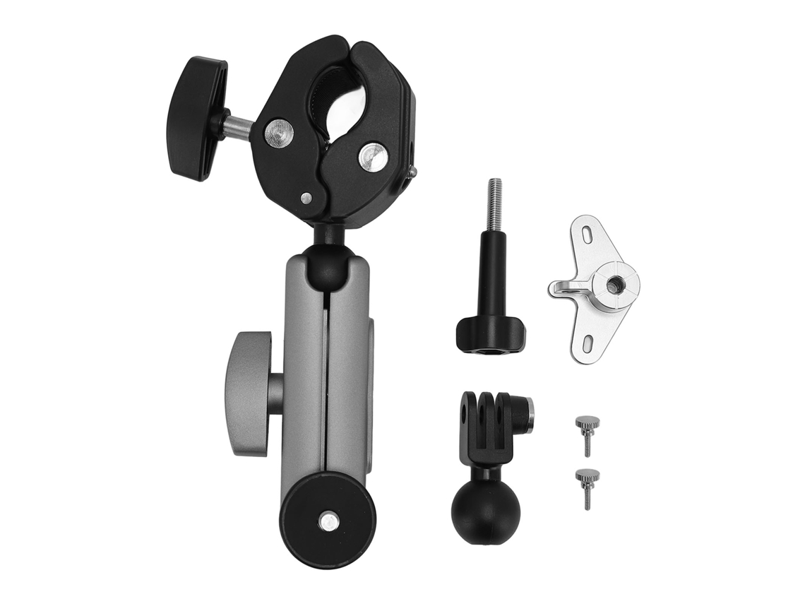 Mali suporte para Guidão de Bicicleta para Câmera Pocket 3 Insta360 X4 X3 X2 Ace Pro Go 3s Alumínio Rotação 360 Graus