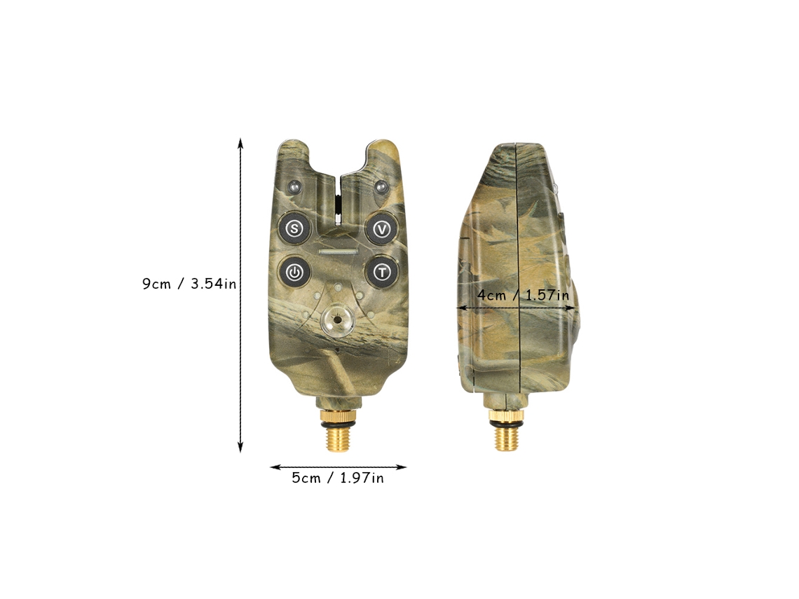 Alarme de Bite para Vara de Pesca com 2 Led