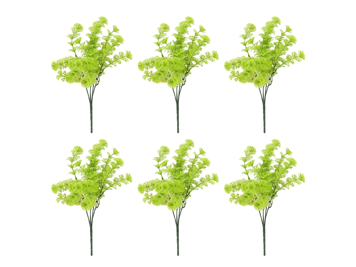 Laxiscreed Alface Artificial Verde Com Buda E 5 Garfos, Altura De 32,5cm