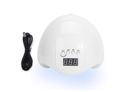 Lâmpada Led De Secagem Para Unhas Profissional 48w Luz Uv/led Para Esmaltes De Gel Ferramenta De Manicure Branca