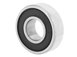 Laxiscreed Rolamentos De Esfera De Cegado Profundo Com Selo De Borracha, Metal, Pack De 20 Unidades