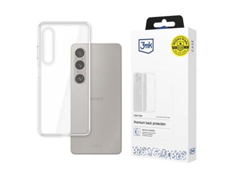 Capa Transparente 3mk Para Sony Xperia 1 Vi Com Proteção Total Contra Arranhões E Tela