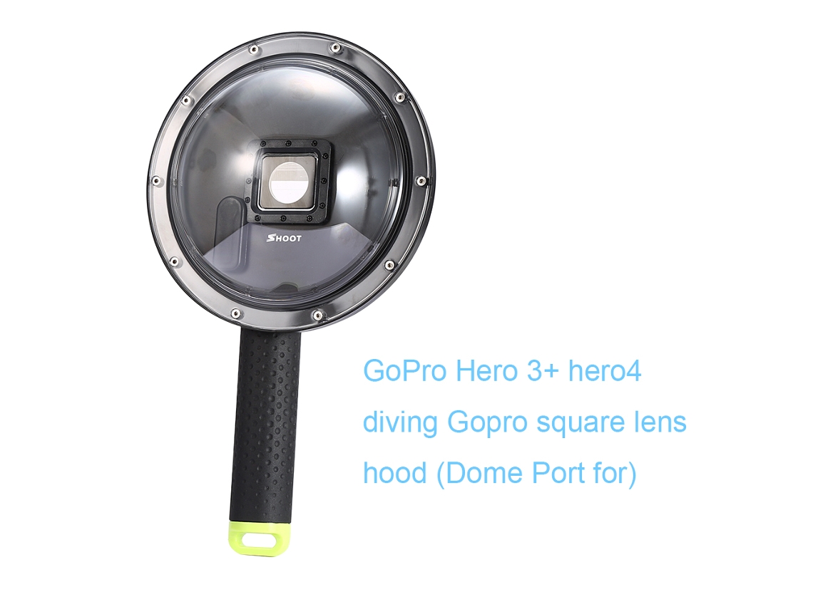 Máscara EOOCOO Mergulho (Lente quadrada compatível com GoPro Hero3+/Hero4)