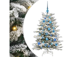 Conjunto 1 Árvore De Natal Artificial Vidaxl Branco Polietileno (120 Cm)