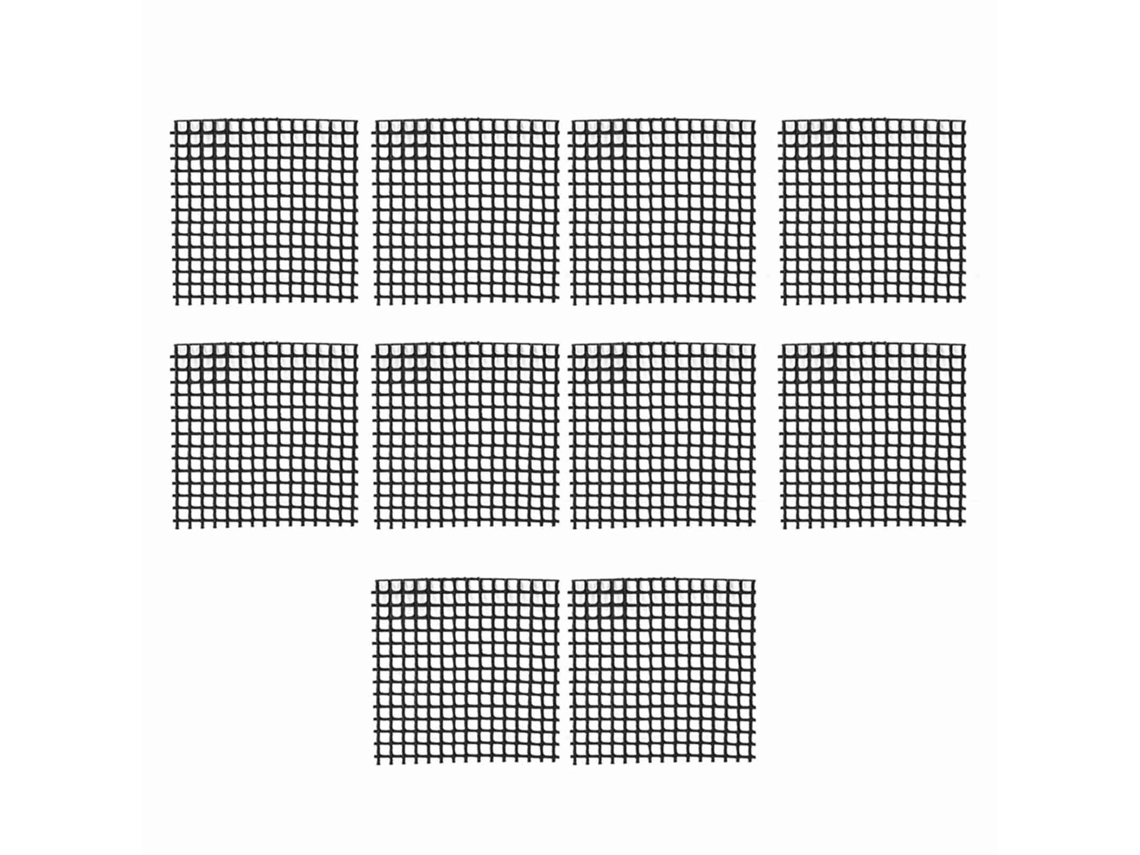 10pcs LAXISCREED Grade de Base para Vasos Jardim 5x5cm