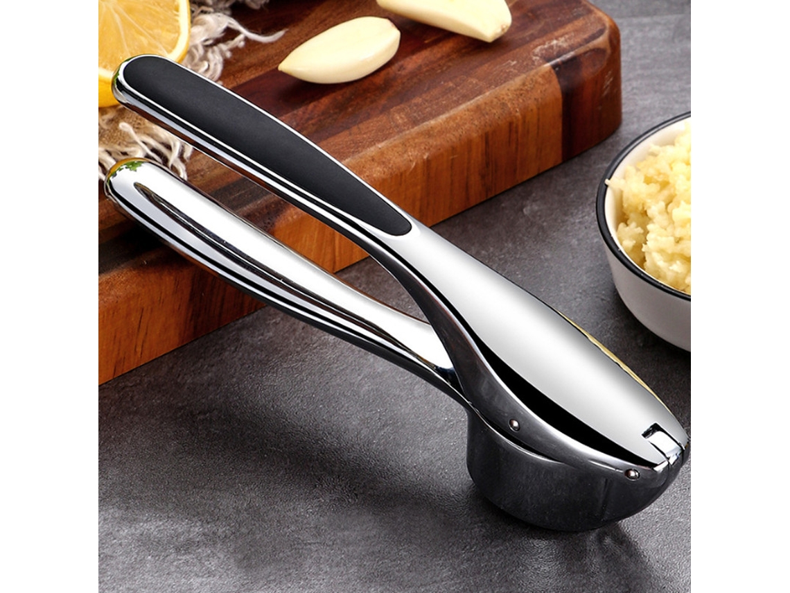Lurelia Prensa Para Alho Aço Inoxidável Escova Limpeza Gengibre Vermelho Cozinha
