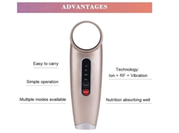 Dispositivo De Limpeza E Beleza Facial Bestvite Sc609 Cuidado Facial Aquecido Massagem Vibratória De Alta Frequência Limpeza Profunda Rosa