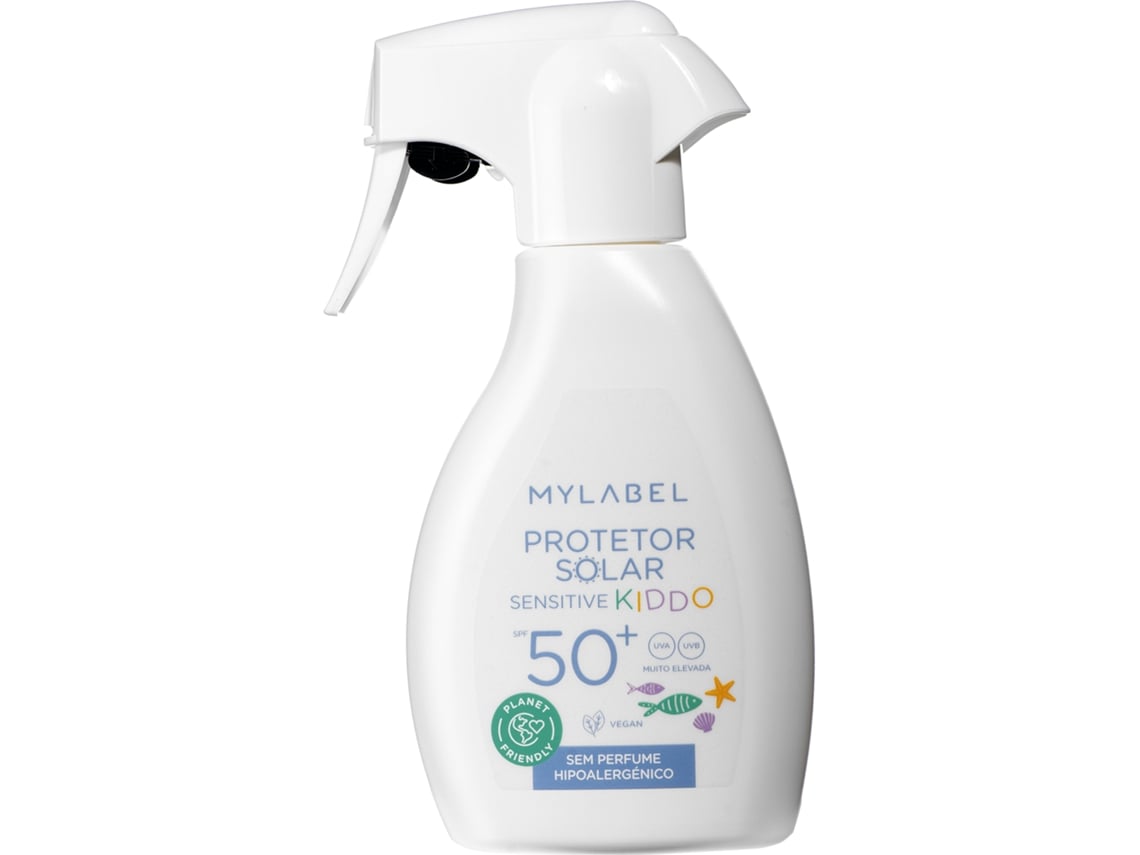 Protetor Solar Spray Sensitive Kiddo FPS 50+ MYLABEL emb. 250 ml